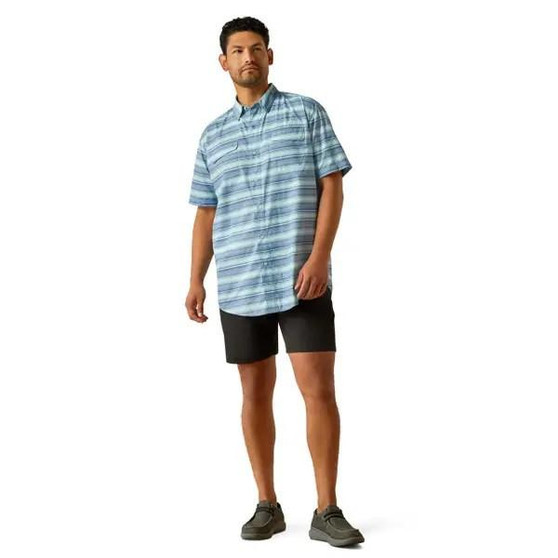 ARIAT Ariat Men's Blue Raven VentTEK Outbound Classic Fit Shirt 