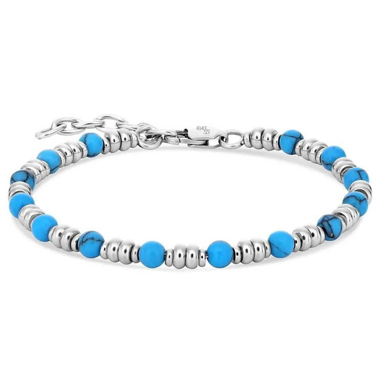 MONTANA SILVERSMITH Montana Silversmiths Women's Turquoise Beaded Bracelet 