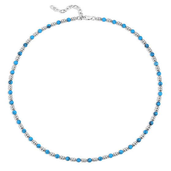 MONTANA SILVERSMITH Montana Silversmiths Women's Turquoise Beaded Round Necklace 