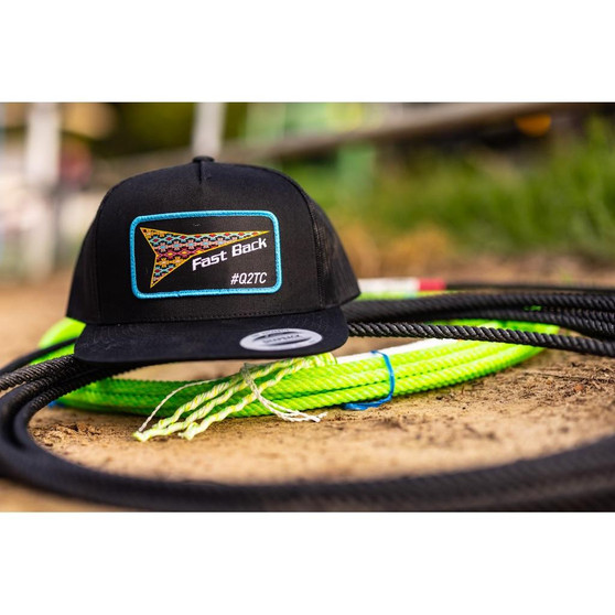 RED DIRT Red Dirt Black Fast Back Aztec Flat Bill Patch Cap  RED DIRT Red Dirt Black Fast Back Aztec Flat Bill Patch Cap