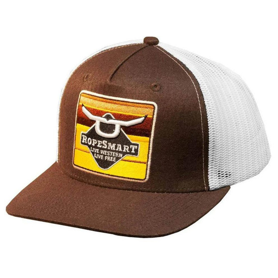 ROPESMART Ropesmart Men's Brown Serape Diamond Patch Cap 