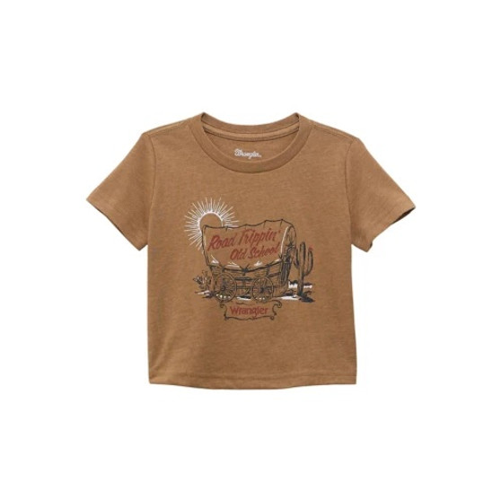 Wrangler Baby Boy's Tobacco Brown Sawyers T Shirt