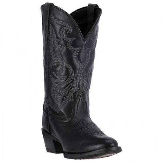 LAREDO Laredo Women's Black Maddie Western Leather Cowboy Boot 
