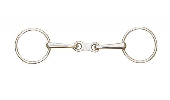 ENGLISH RIDING SUPPLY English Riding Supply Centaur Stainless Steel French Mouth Link Loose Ring 
