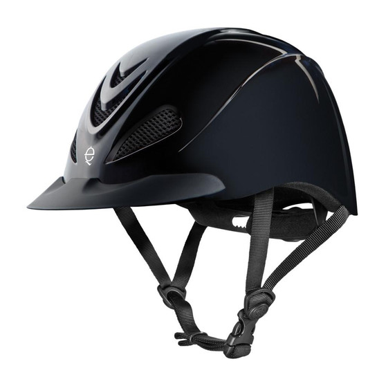TROXEL Troxel Unisex Black Duratec Liberty Riding Helmet 
