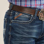 ARIAT Ariat Men's Turnout M4 Low Rise Stretch Adkins Bootcut Jean 