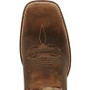 DURANGO COWBOY BOOTS Durango Westward Prairie Brown Square Toe Western Cowboy Boot 