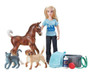 BREYER Breyer Pet Groomer Figure, Animals & Accessories Set  BREYER Breyer Pet Groomer Figure, Animals & Accessories Set