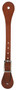 WEAVER Weaver Leather Brown Latigo Spur Straps 30-1059 
