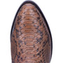 DAN POST Dan Post Men's Bay Apache Manning Python Snake Skin Cowboy Leather Boot 