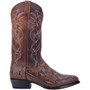 DAN POST Dan Post Men's Bay Apache Manning Python Snake Skin Cowboy Leather Boot 