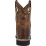 DAN POST Dan Post Kid's Amarillo Brown Square Toe Western Cowboy Leather Boot  DAN POST Dan Post Kid's Amarillo Brown Square Toe Western Cowboy Leather Boot