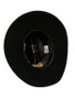 BULLHIDE Bullhide Unisex Black Pistol Pete 6X Wool Western Cowboy Hat 