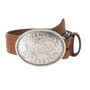 JUSTIN Justin Kid's Brown Aged Leather Tool Belt 