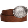 JUSTIN Justin Kid's Brown Aged Leather Tool Belt 