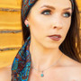 MONTANA SILVERSMITH Montana Silversmiths Touch Of Turquoise Teardrop Earrings ER5123 