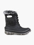 BOGS Bogs Women's Black Multi Arcata Knit Waterproof Lace Up Snow Boot 
