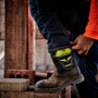 ARIAT Ariat Men's Iron Coffee WorkHog XT VentTEK Bold Waterproof Carbon Toe Leather Work Boot 