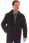 SCULLY Scully Men's Vintage Black Double Collar Jacket  SCULLY Scully Men's Vintage Black Double Collar Jacket