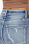KANCAN Kancan Keigan High Rise Distressed Ankle Skinny Jean 