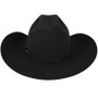 BAILEY Bailey Unisex Black Pro 5X Rabbit Fur Felt Western Cowboy Hat 