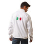 ARIAT Ariat Men's White New Team Softshell Mexico Jacket  ARIAT Ariat Men's White New Team Softshell Mexico Jacket