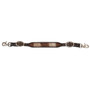CIRCLE Y OF YOAKUM Circle Y Inlaid Filigree Hairon Hide Wither Strap   CIRCLE Y OF YOAKUM Circle Y Inlaid Filigree Hairon Hide Wither Strap