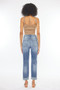 KANCAN KanCan Women's Dark Wash Jinny High Rise Mom Jean 