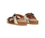 MYRA BAGS Myra Women's Brown & White Restful Sandals 