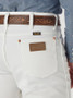 WRANGLER Wrangler Men's White Slim Fit Cowboy Cut Jean 