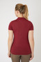 HORZE Horze Women's Lyla Rhubarb Red 1/4 Zip Polo Riding Top  HORZE Horze Women's Lyla Rhubarb Red 1/4 Zip Polo Riding Top