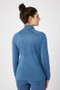 HORZE Horze Women's Vera Coronet Blue Full Zip Riding Sweat Jacket  HORZE Horze Women's Vera Coronet Blue Full Zip Riding Sweat Jacket