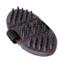 HORZE Flexible Rubber Massage Curry Pavement Grey 