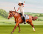 BREYER Cheryl White Rider, Horse, and Book Set 