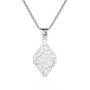 MONTANA SILVERSMITH Montana Silversmiths Women's Turquoise Diamond of the West Aztec Necklace 