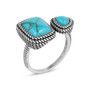 MONTANA SILVERSMITH Montana Silversmiths Women's Turquoise Split Decision Ring 