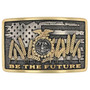 MONTANA SILVERSMITH Montana Silversmiths Men's Silver & Gold Be The Future FFA Attitude Buckle  MONTANA SILVERSMITH Montana Silversmiths Men's Silver & Gold Be The Future FFA Attitude Buckle