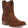 DINGO Dingo Women's Whiskey Brown Tumbleweed Suede Leather Bootie  DINGO Dingo Women's Whiskey Brown Tumbleweed Suede Leather Bootie