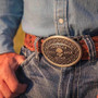 MONTANA SILVERSMITH Montana Silversmiths Men's Sniper Chris Kyle Attitude Silver Alloy Belt Buckle 