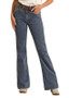 PANHANDLE SLIM Rock & Roll Denim Panhandle Slim Women's Medium Wash Welt Pocket Trouser Jean 