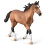BREYER Reeves International Inc. Brown CollectA Standardbred Pacer Stallion Bay Horse Model 