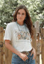 CINCH Cinch Women's Cream Rodeo Town Boyfriend Fit T-Shirt 