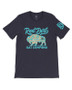 RED DIRT Red Dirt Unisex Navy And Turquoise Aztec Buffalo T-Shirt 