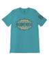 RED DIRT Red Dirt Unisex Heather Turquoise Aztec Shape Logo T-Shirt 