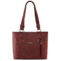 MONTANA WEST Montana West Wrangler Red Braided Detail Multi Pockets Concealed Carry Tote 
