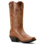 ARIAT Ariat Women's Russet Round Up Square Toe Western Leather Boot 