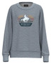 HOOEY Hooey Women's Grey Punchy Homey Pullover  HOOEY Hooey Women's Grey Punchy Homey Pullover
