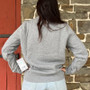 HOOEY Hooey Women's Grey Punchy Homey Pullover  HOOEY Hooey Women's Grey Punchy Homey Pullover