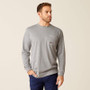 ARIAT Ariat Men's Heather Grey Rebar Cotton Strong Chainsaw Logo T-Shirt 