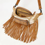 AMERICAN DARLING American Darling Women's Fanny Pack Hand Tooled Fringe Handbag Purse  AMERICAN DARLING American Darling Women's Fanny Pack Hand Tooled Fringe Handbag Purse